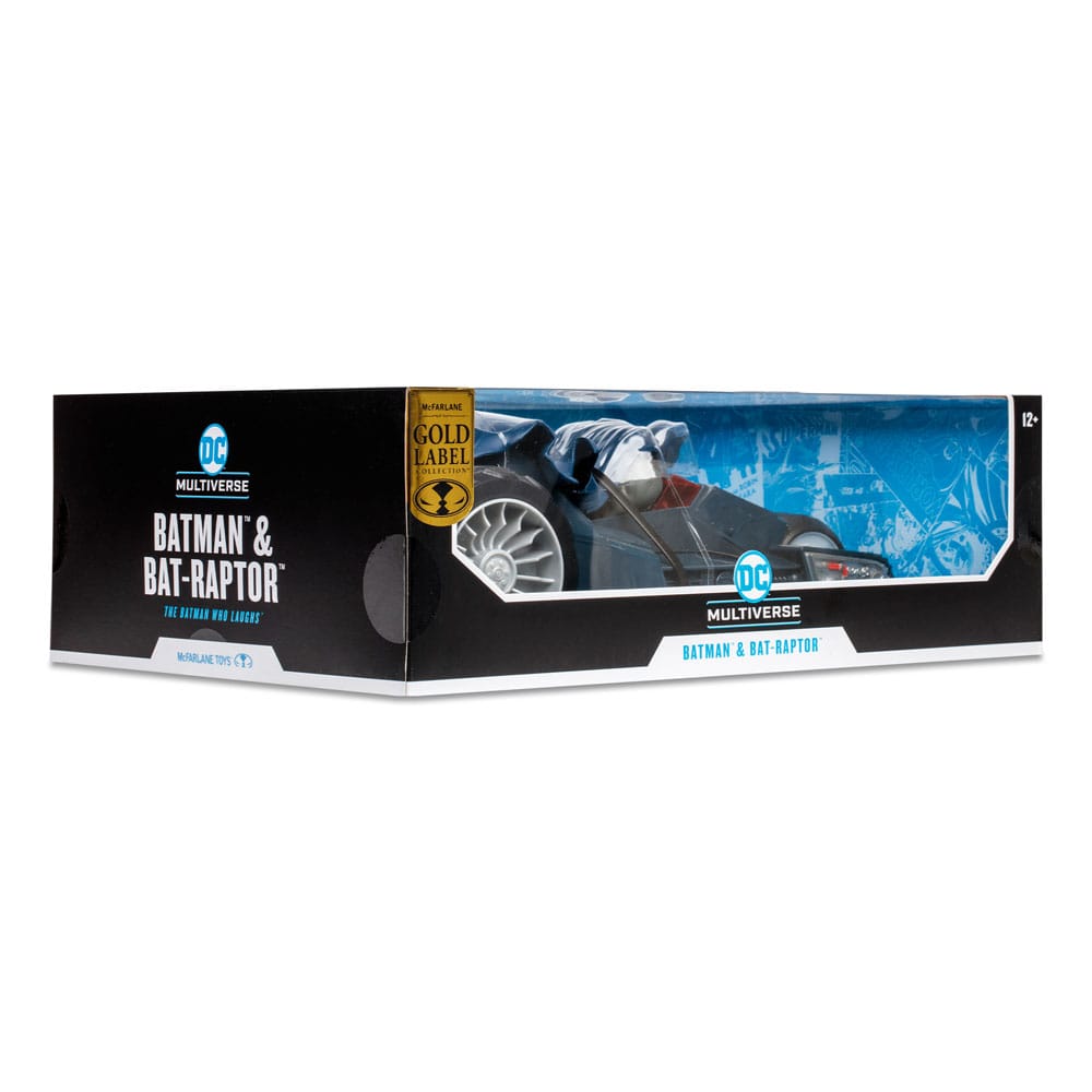 DC Multiverse véhicule Bat-Raptor with Batman (The Batman Who Laughs) (Gold Label) - Toys Legacy Collection