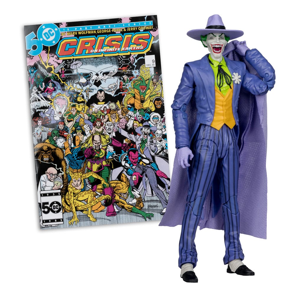 DC Direct Page Punchers figurine The Joker (Crisis on Infinite Earths) 18 cm - Toys Legacy Collection