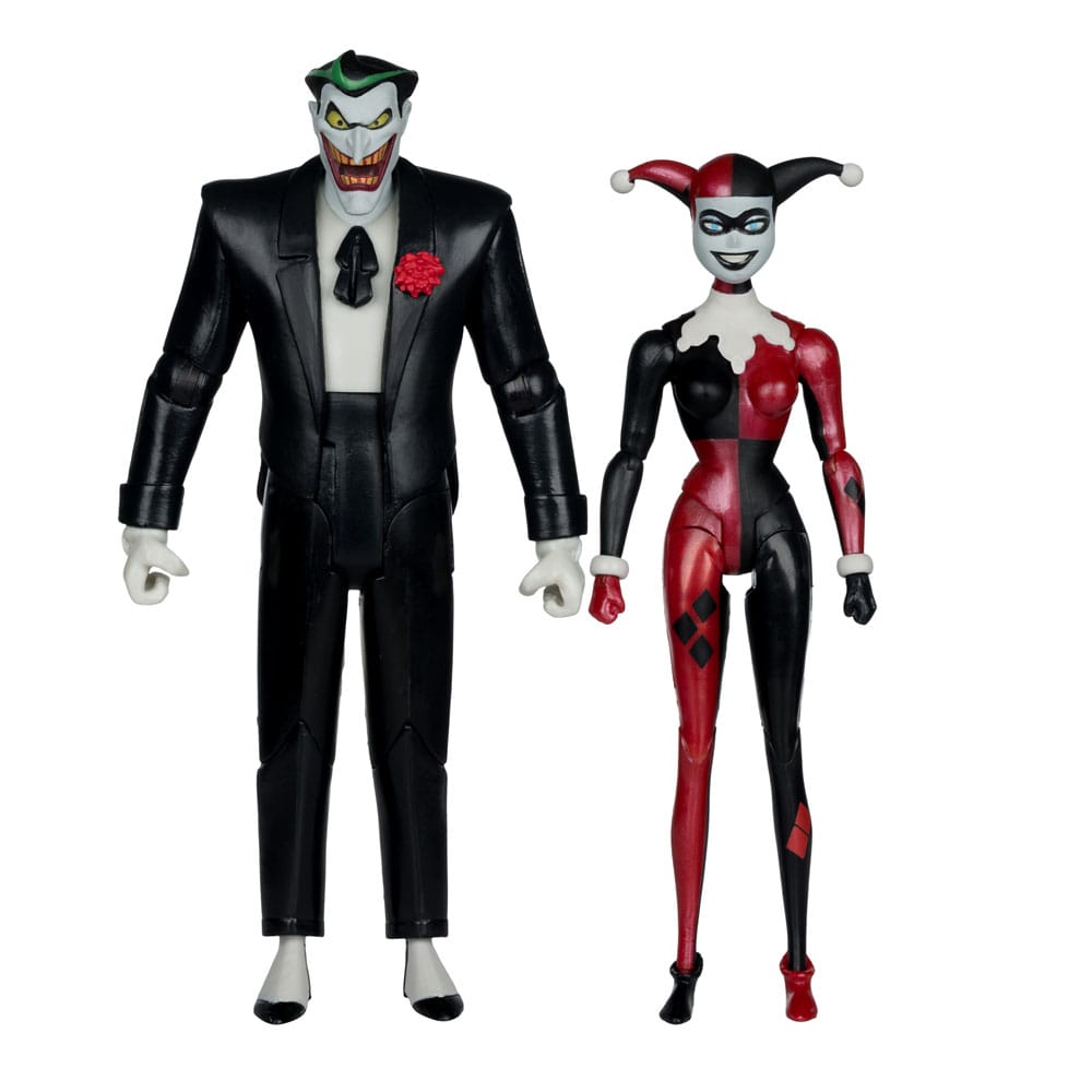 Batman: The Animated Series DC Direct figurines Harley Quinn & The Joker (Mad Love) (Gold Label) 18 cm