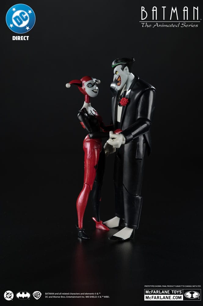 Batman: The Animated Series DC Direct figurines Harley Quinn & The Joker (Mad Love) (Gold Label) 18 cm