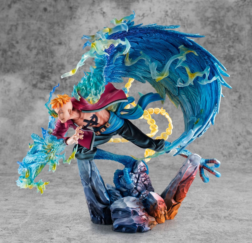 One Piece statuette PVC P.O.P. MAS Maximum Marco the Phoenix Leader of 1st group of Whitebeard Pirates 32 cm - Toys Legacy Collection