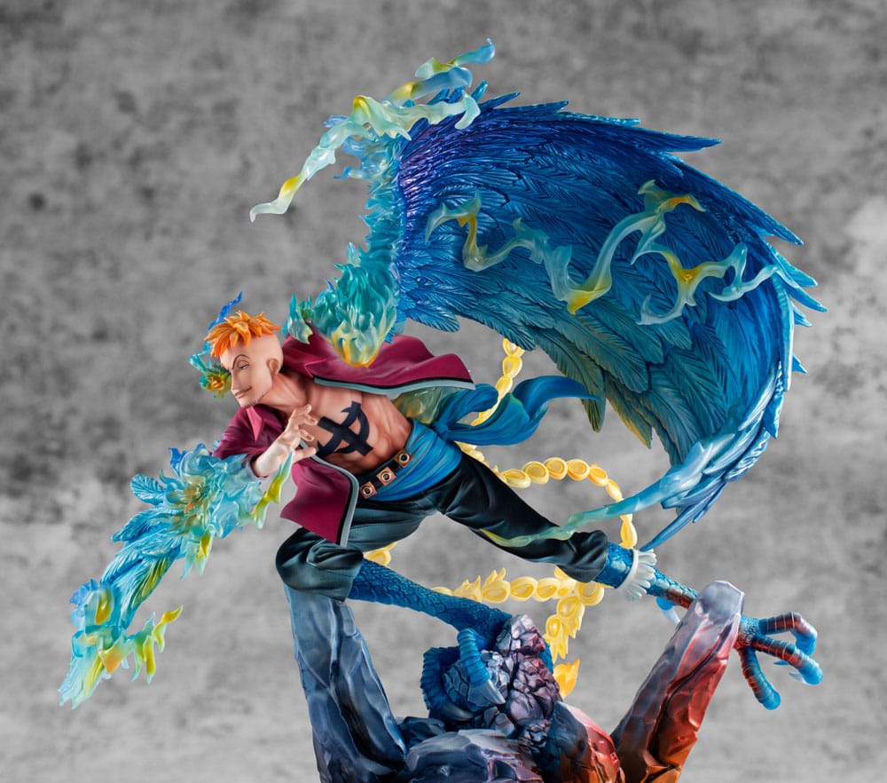 One Piece statuette PVC P.O.P. MAS Maximum Marco the Phoenix Leader of 1st group of Whitebeard Pirates 32 cm - Toys Legacy Collection