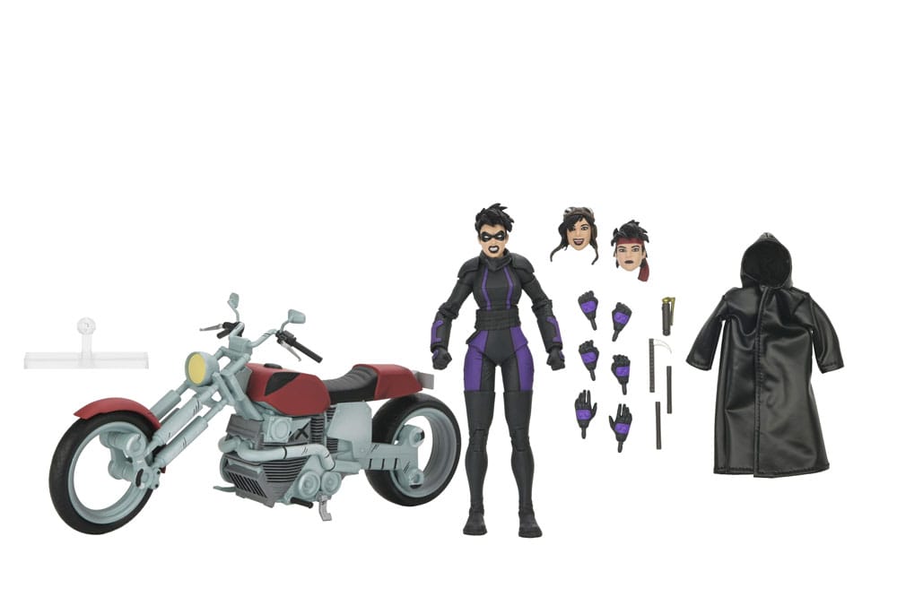 Tortues Ninja (The Last Ronin The Lost Years) figurine Casey Marie with Last Ronin Motorcycle 18 cm - Toys Legacy Collection