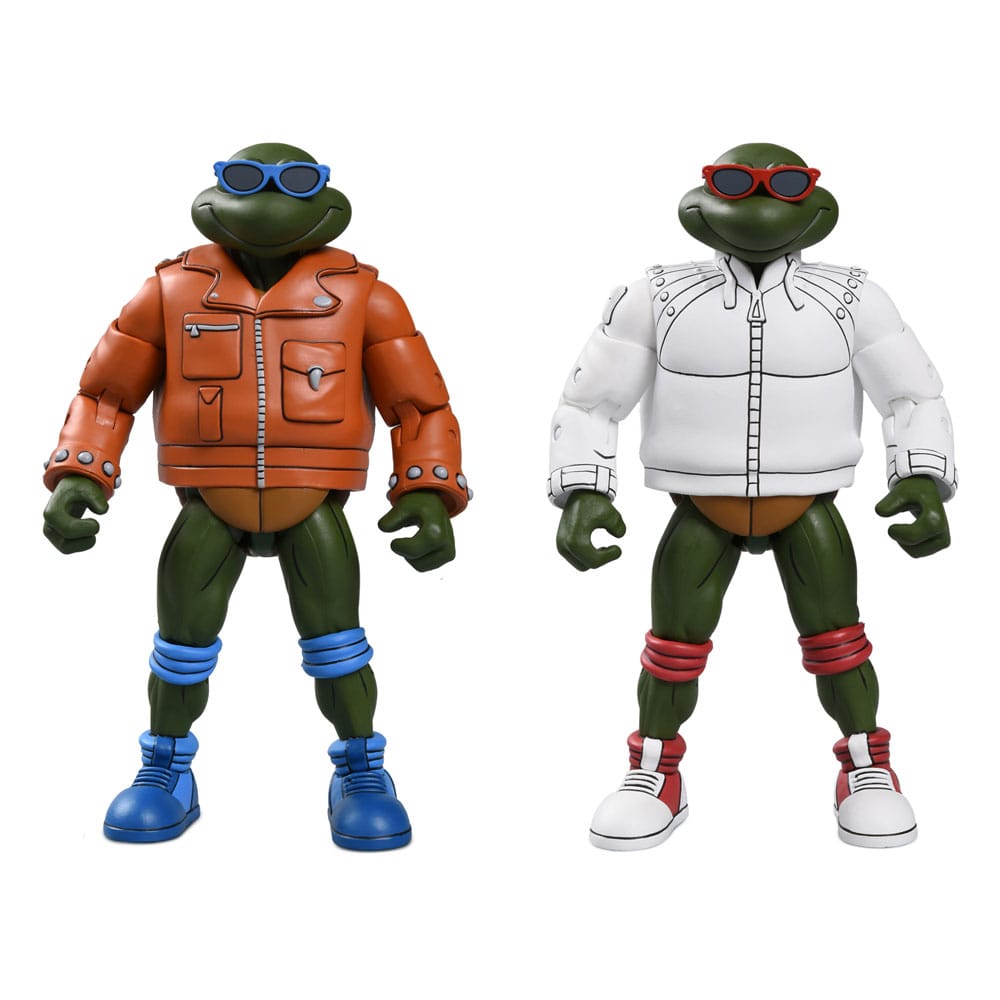 Tortues Ninja (Cartoon) figurine Punk Leo and Punk Raph 2 Pack 18 cm - Toys Legacy Collection