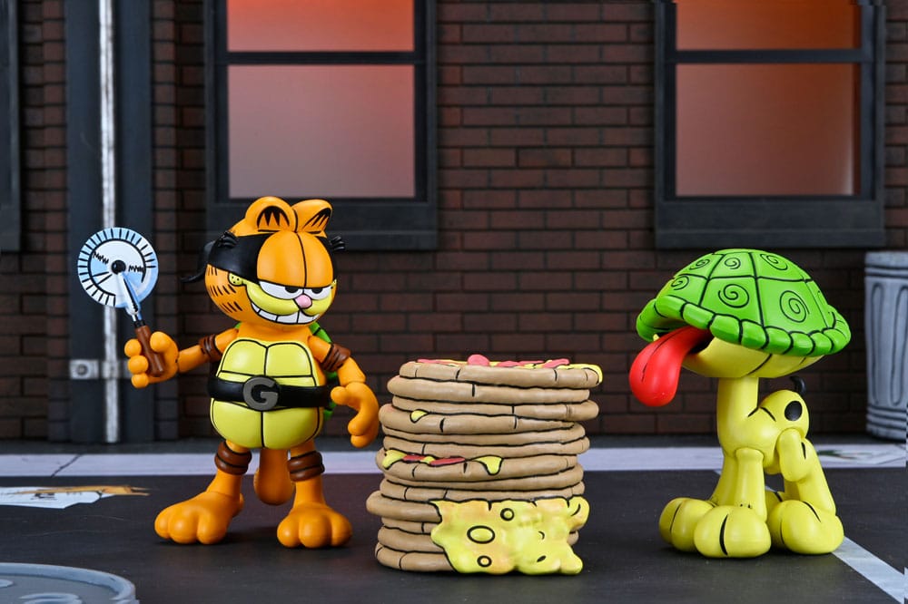 Teenage Mutant Ninja Turtles (Archie Comics) x Garfield 2 pack figurine Ultimate Garfello & Odie 10 cm - Toys Legacy Collection