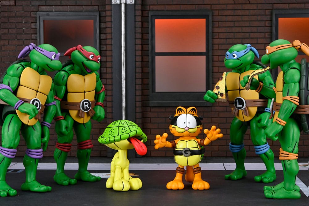 Teenage Mutant Ninja Turtles (Archie Comics) x Garfield 2 pack figurine Ultimate Garfello & Odie 10 cm - Toys Legacy Collection