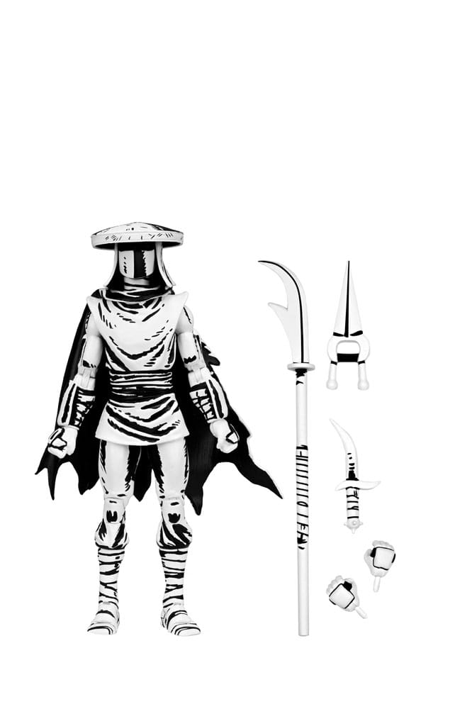 Teenage Mutant Ninja Turtles figurine Elite Foot Ninja Guard Black & White 18 cm