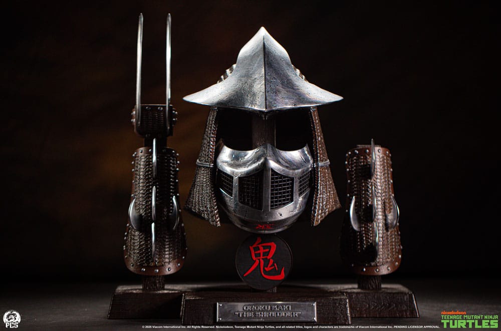 Tortues ninja ensemble d'armure Life-Size Shredder (Electroplated Edition) 53 cm (Copie) - Toys Legacy Collection