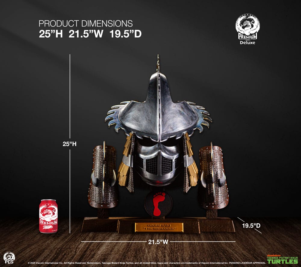 Tortues ninja ensemble d'armure Life-Size Shredder Ooze (Stainless Steel Edition) 63 cm - Toys Legacy Collection