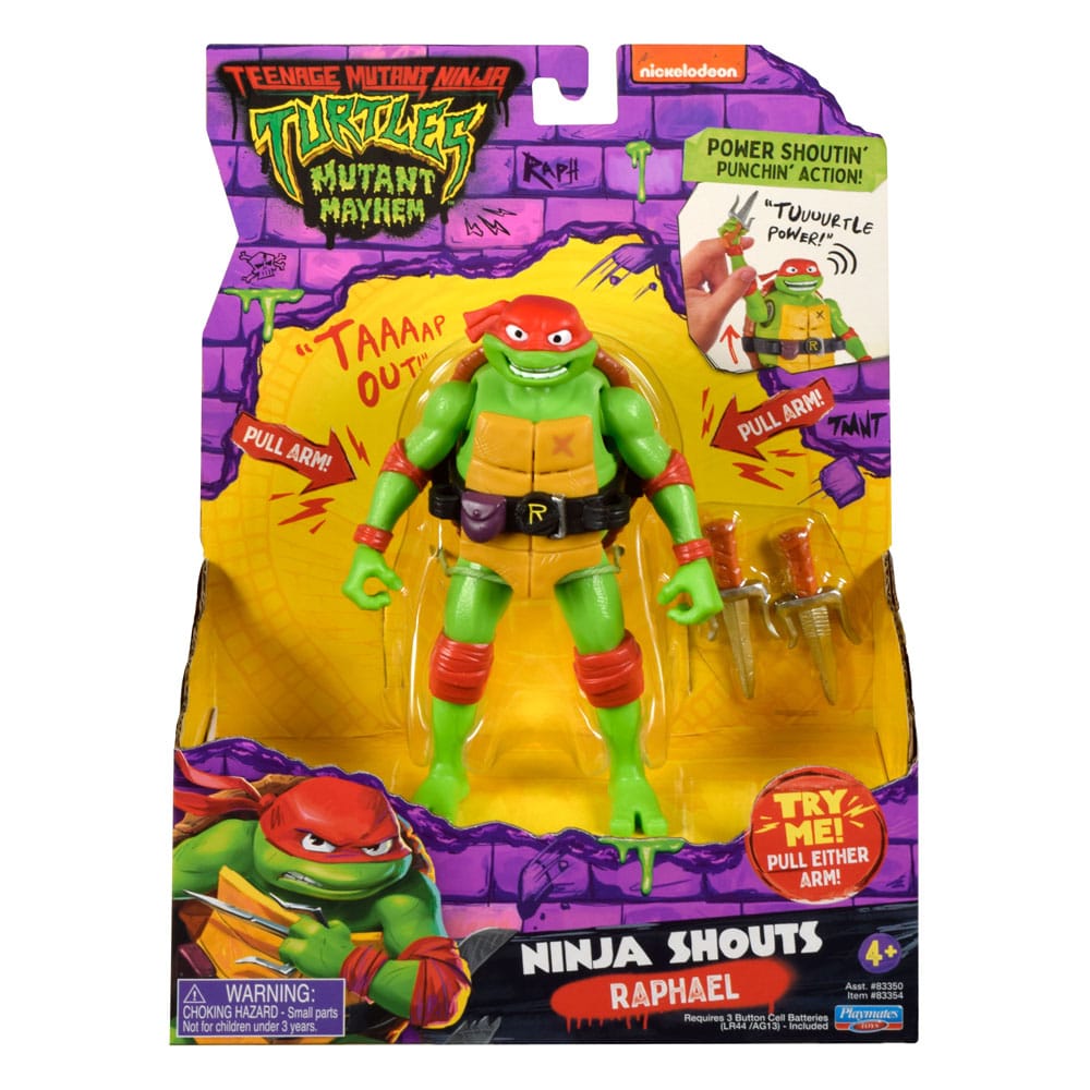 Ninja Turtles: Teenage Years Raphael Figurines Ninja Shouts 15 cm