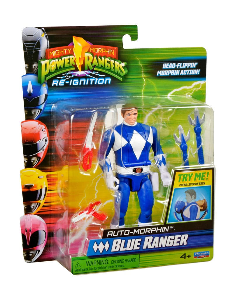 Flippin'morphin Blue Ranger figure