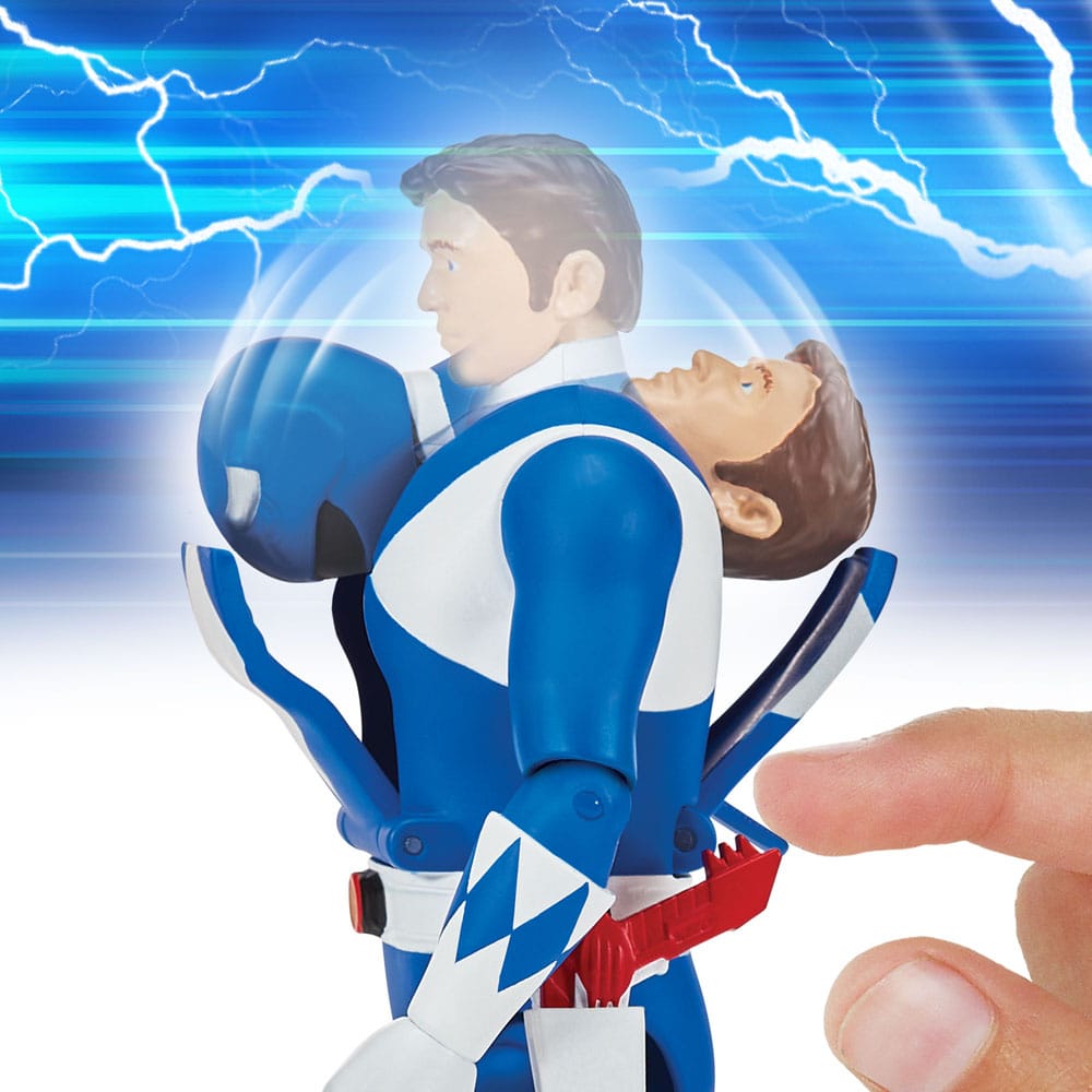 Flippin'morphin Blue Ranger figure