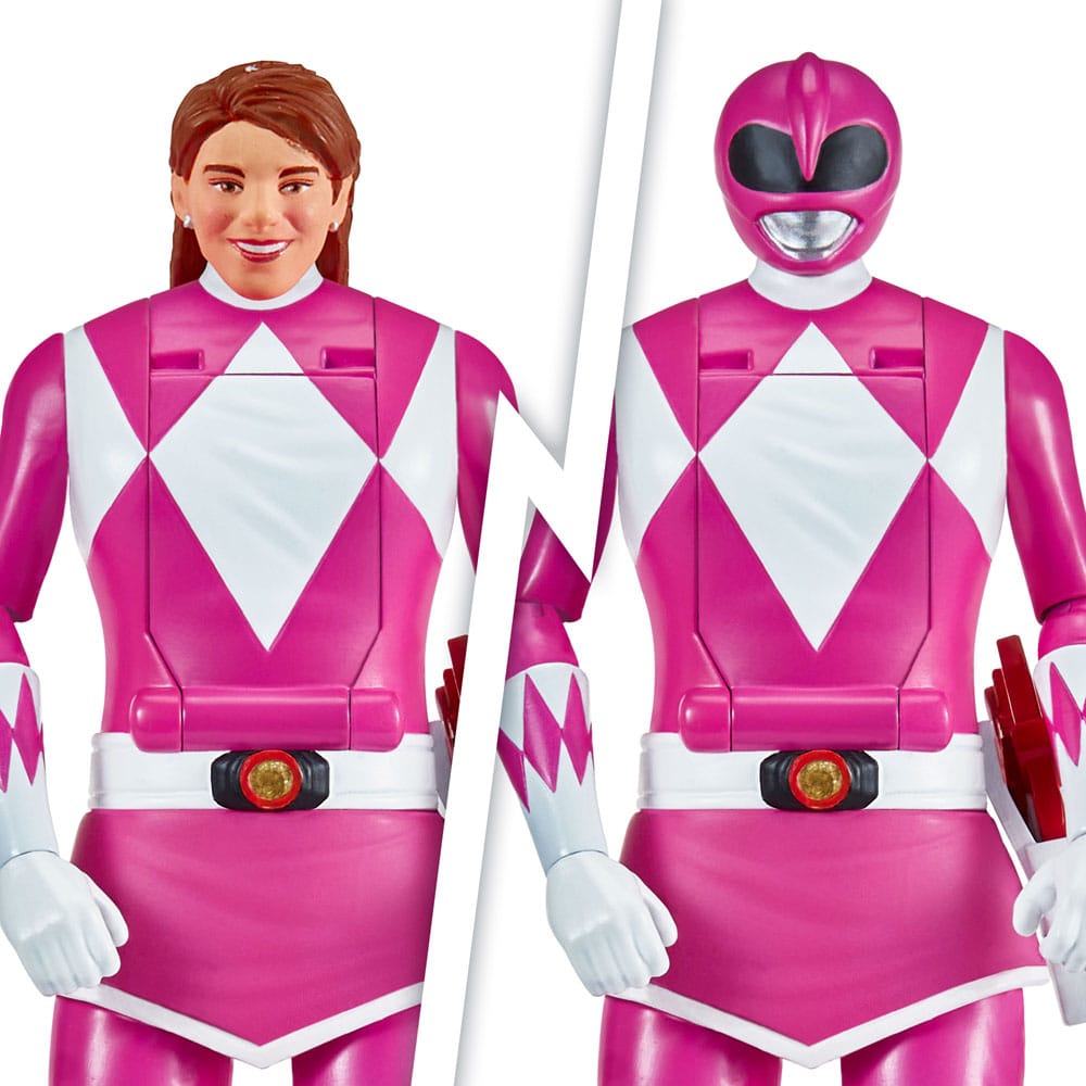 Flippin'morphin Pink Ranger figure