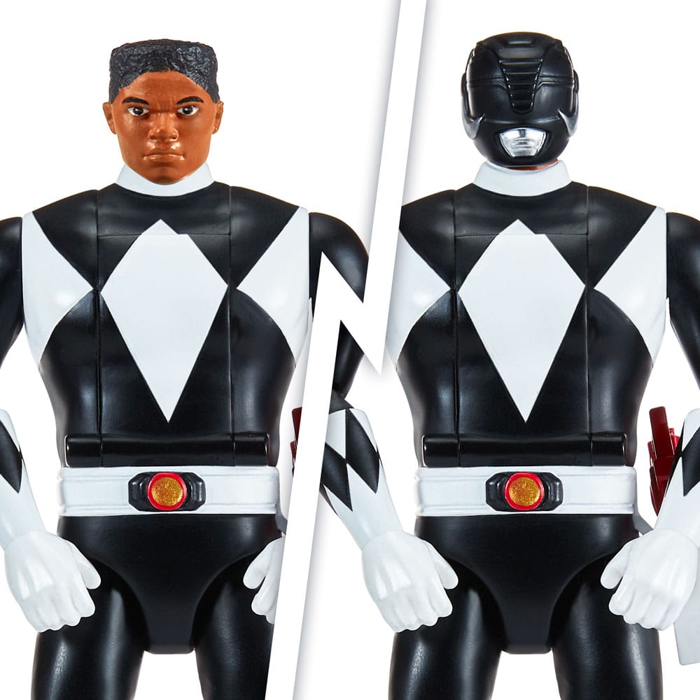 Flippin'morphin Black Ranger figure