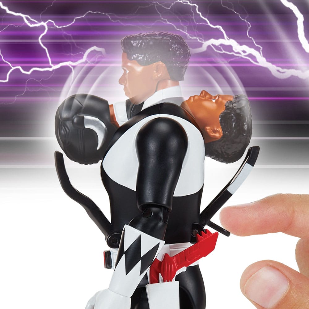 Flippin'morphin Black Ranger figure