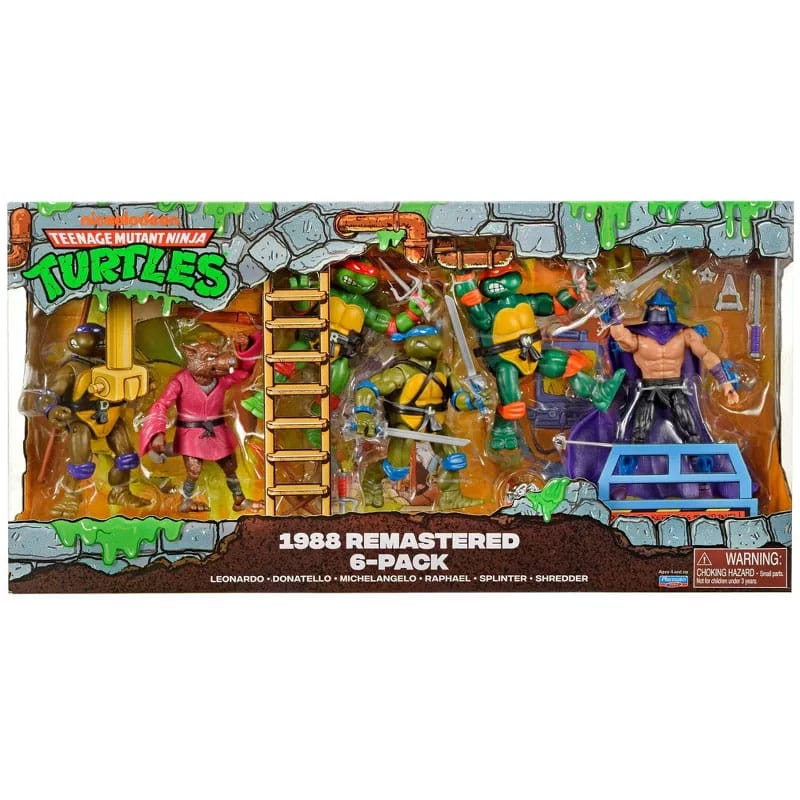 Tortues Ninja Figurines 1988 Remastered Exclusive - Toys Legacy Collection
