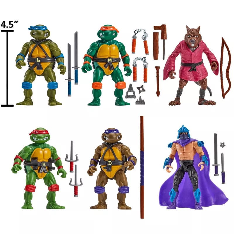 Tortues Ninja Figurines 1988 Remastered Exclusive - Toys Legacy Collection