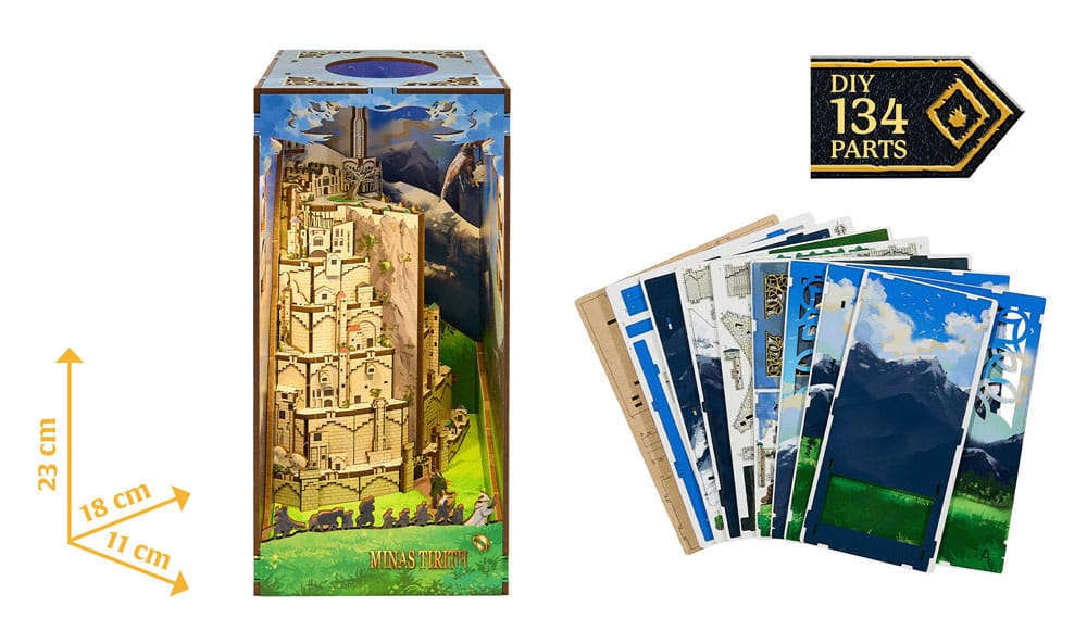 Le Seigneur des anneaux maquette Book Nook Tiny Adventures Minas Tirith 23 cm - Toys Legacy Collection