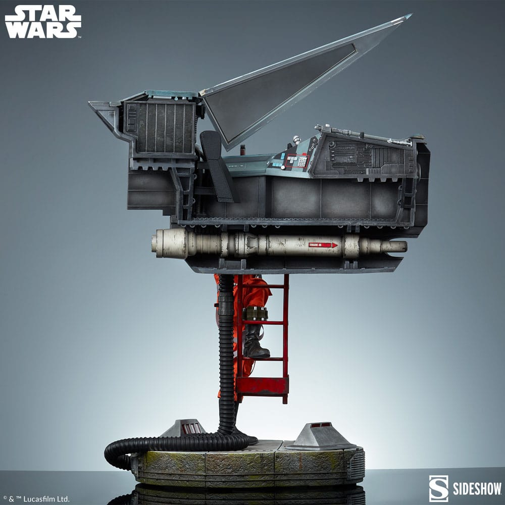 Star Wars statuette Premium Format Luke Skywalker & X-Wing: Red Five, Standing By 76 cm