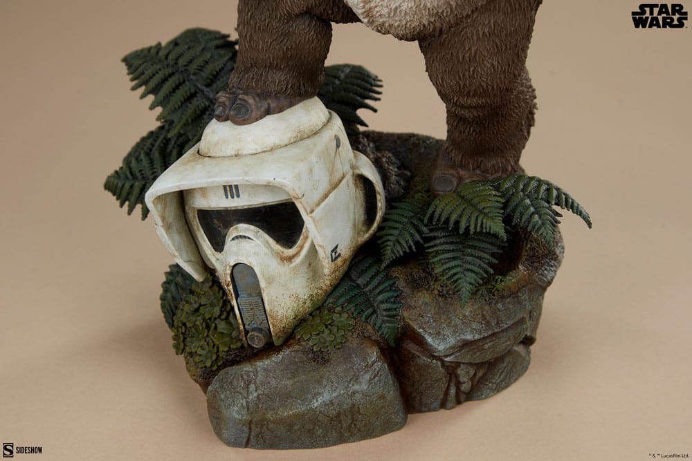Star Wars, épisode VI : Le Retour du Jedi statuette Premium Format Wicket 46 cm - Toys Legacy Collection