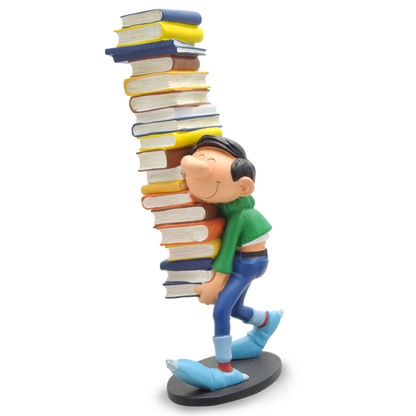 FIGURINE GASTON PILE DE LIVRES - Toys Legacy Collection