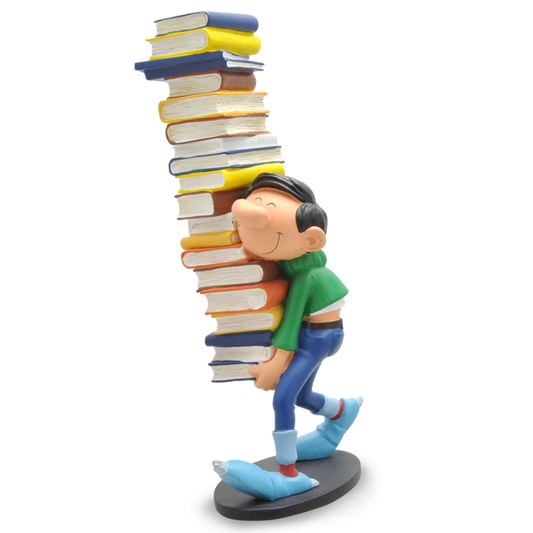 FIGURINE GASTON PILE DE LIVRES - Toys Legacy Collection