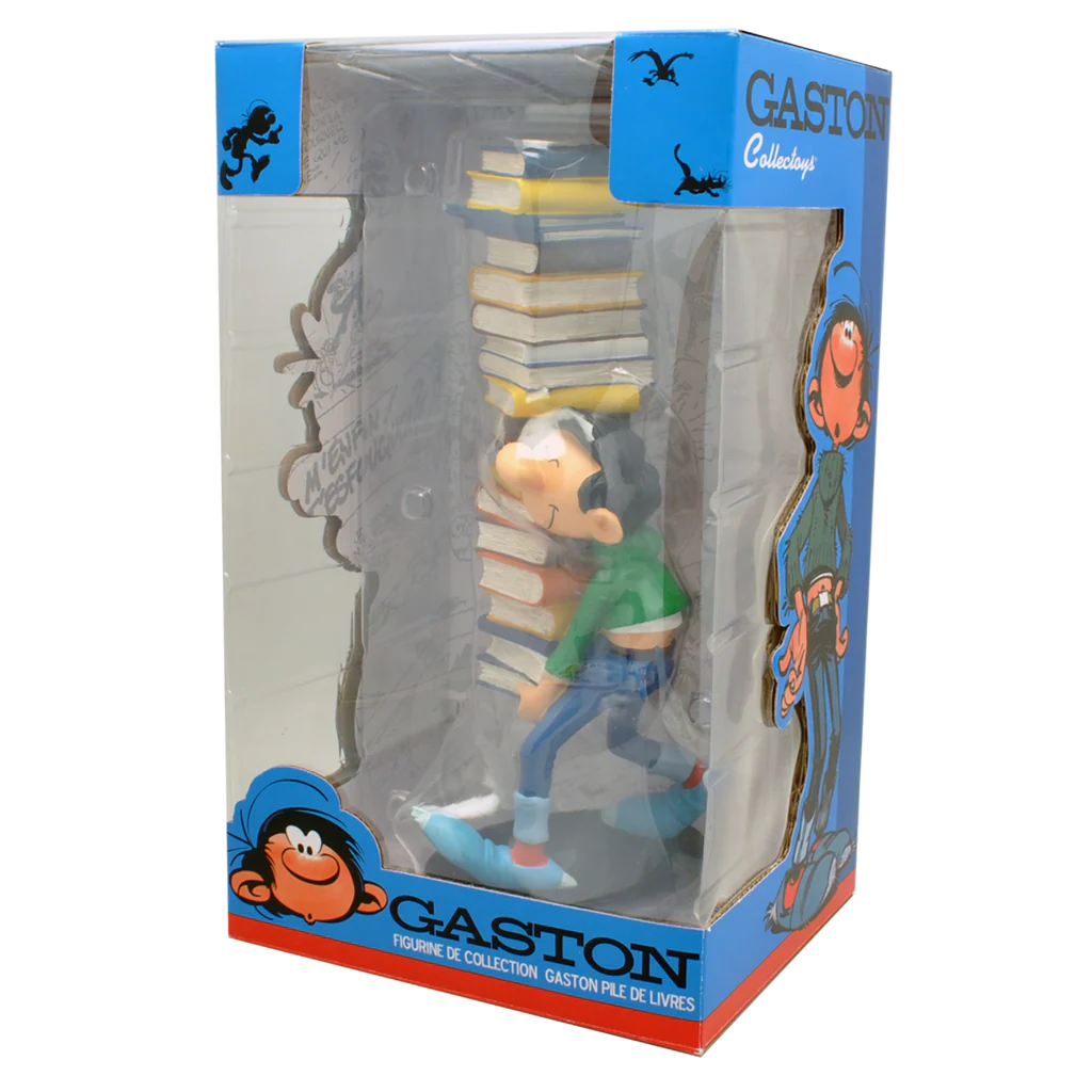 FIGURINE GASTON PILE DE LIVRES - Toys Legacy Collection