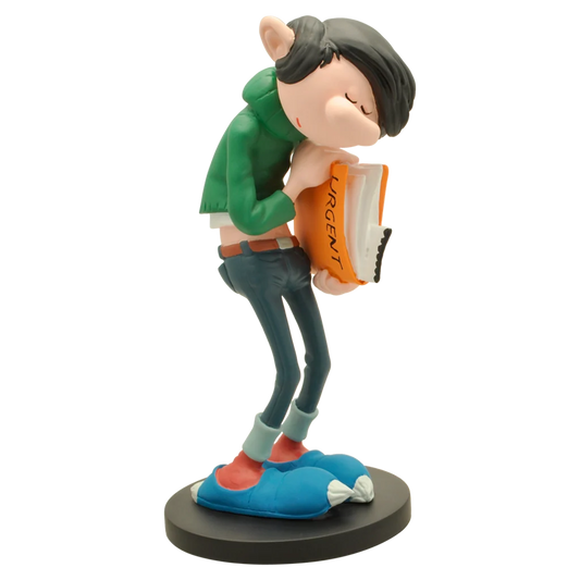 Gaston Lagaffe – Figurine « Dossier urgent » – 16,5 cm