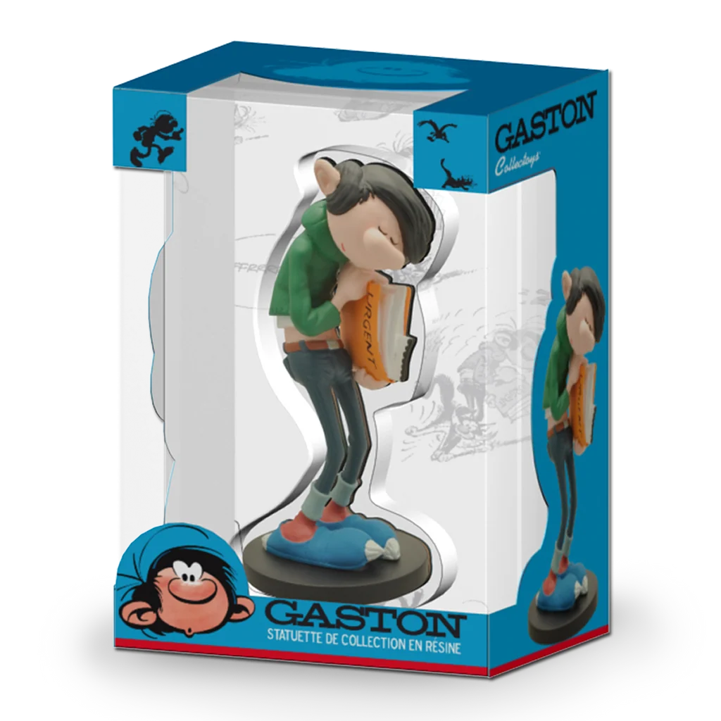 Gaston Lagaffe – Figurine « Dossier urgent » – 16,5 cm