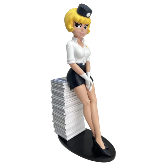 Natacha – Pile d’Albums – Figurine Résine 21,5 cm