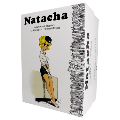 Natacha – Pile d’Albums – Figurine Résine 21,5 cm