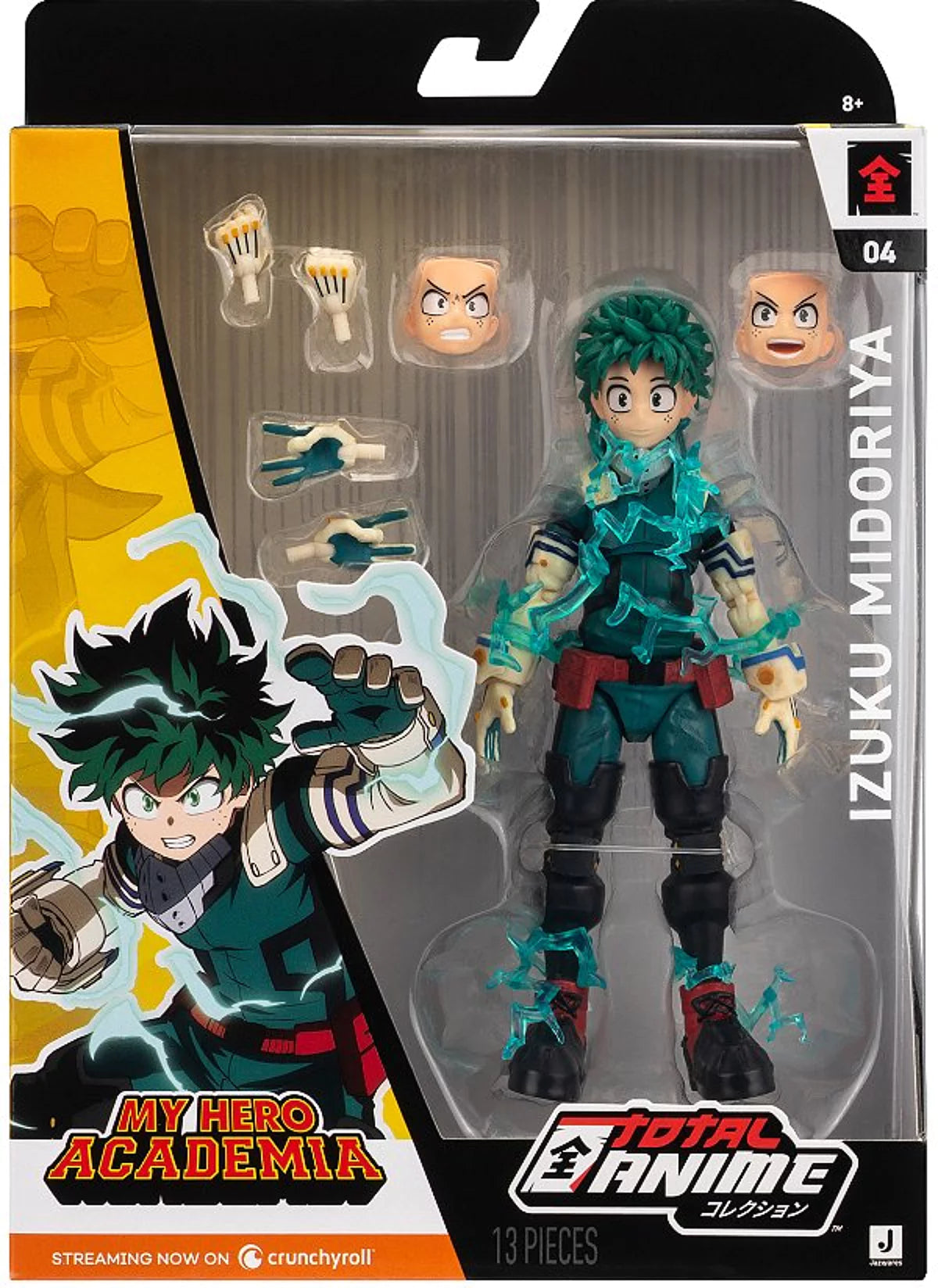 MY HERO ACADEMIA Figurine articulée Izuku Midoriya Total Anime