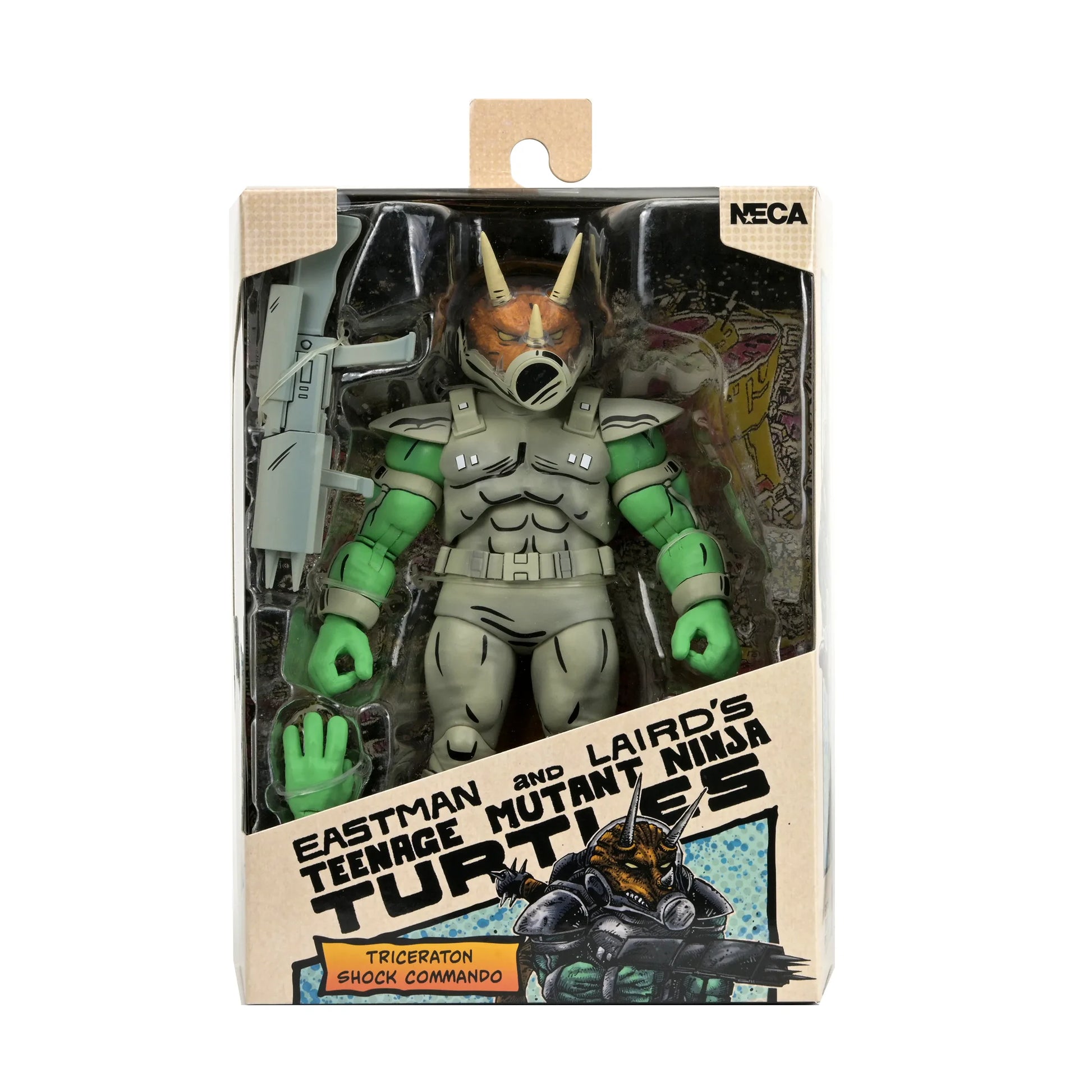 TMNT Mirage Comics Shock Commando Triceraton Af - Toys Legacy Collection