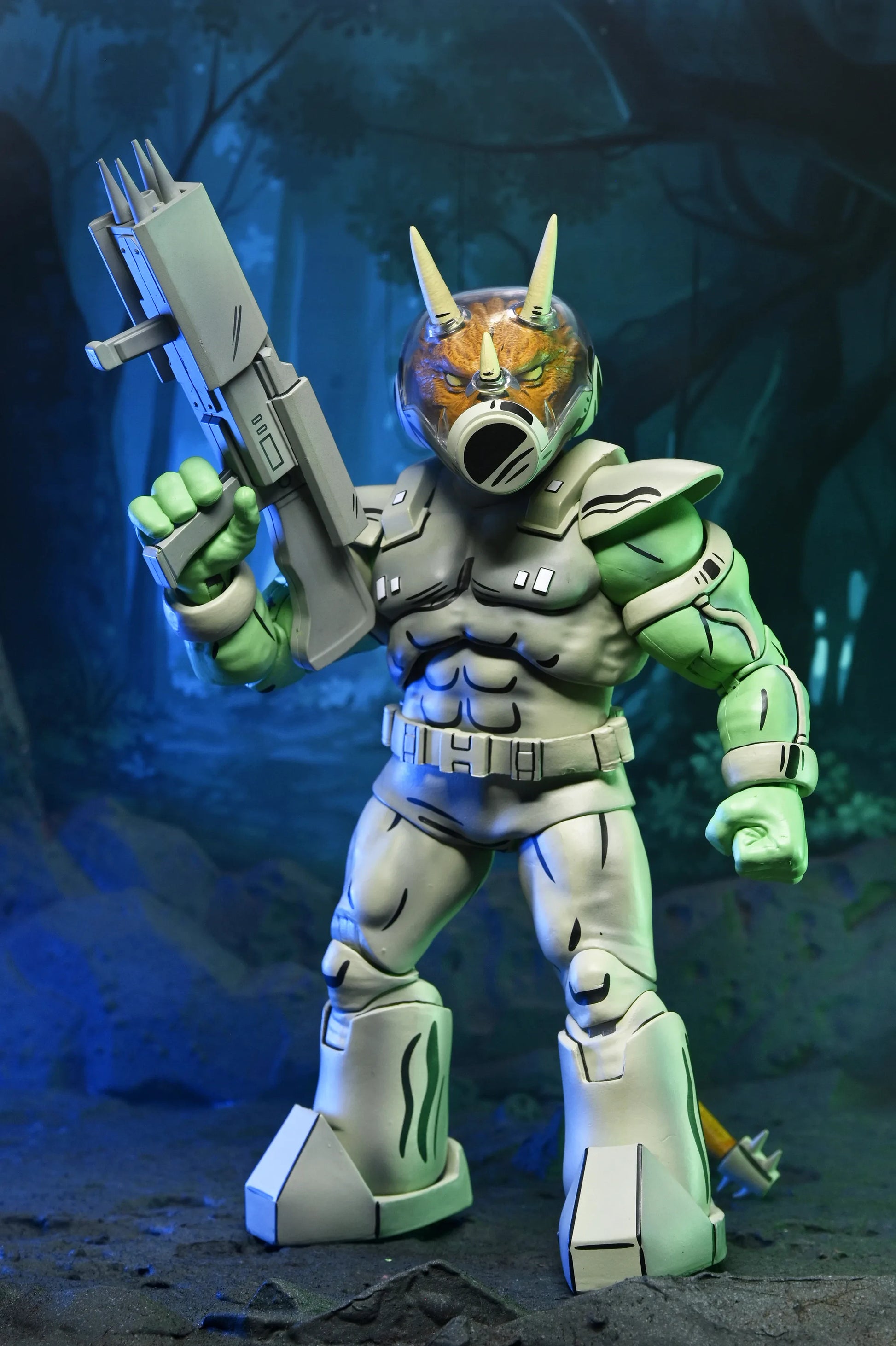 TMNT Mirage Comics Shock Commando Triceraton Af - Toys Legacy Collection