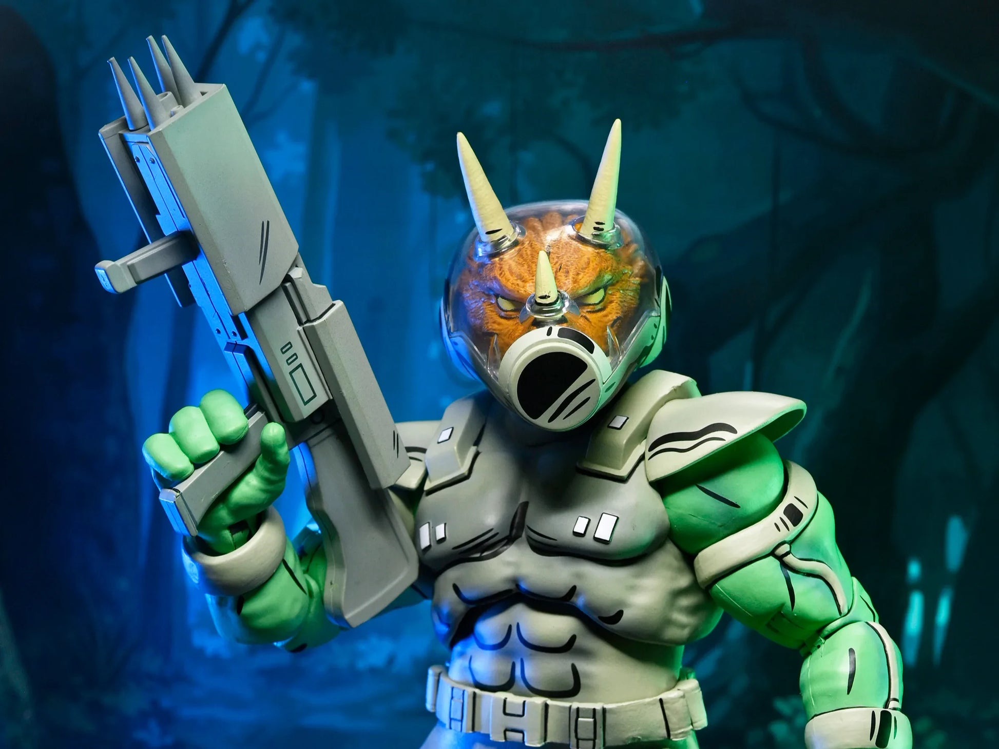 TMNT Mirage Comics Shock Commando Triceraton Af - Toys Legacy Collection