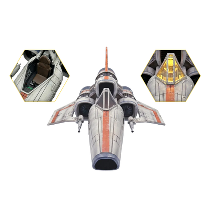 Véhicule électronique Battlestar Galactica Colonial Viper Mki + figurine du lieutenant Boomer - Toys Legacy Collection