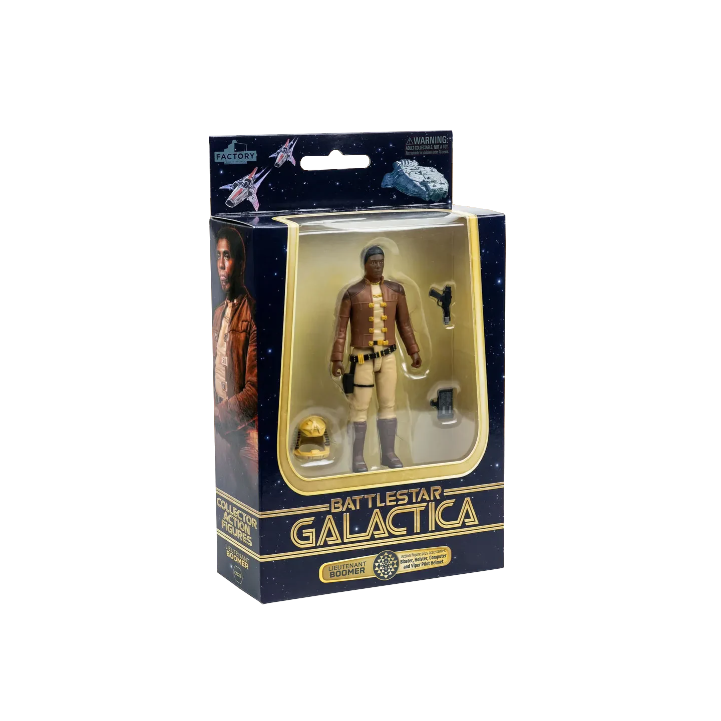 Véhicule électronique Battlestar Galactica Colonial Viper Mki + figurine du lieutenant Boomer - Toys Legacy Collection