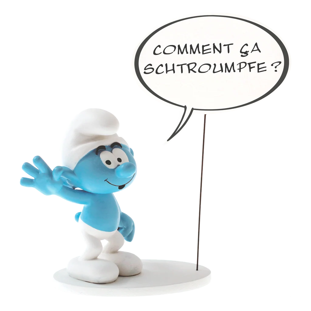 Les Schtroumpfs – Figurine Collection Bulles « Comment ça Schtroumpfe ? »