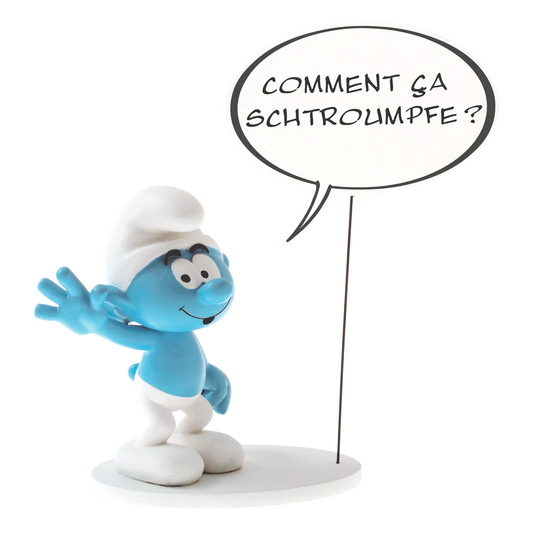 Les Schtroumpfs – Figurine Collection Bulles « Comment ça Schtroumpfe ? »