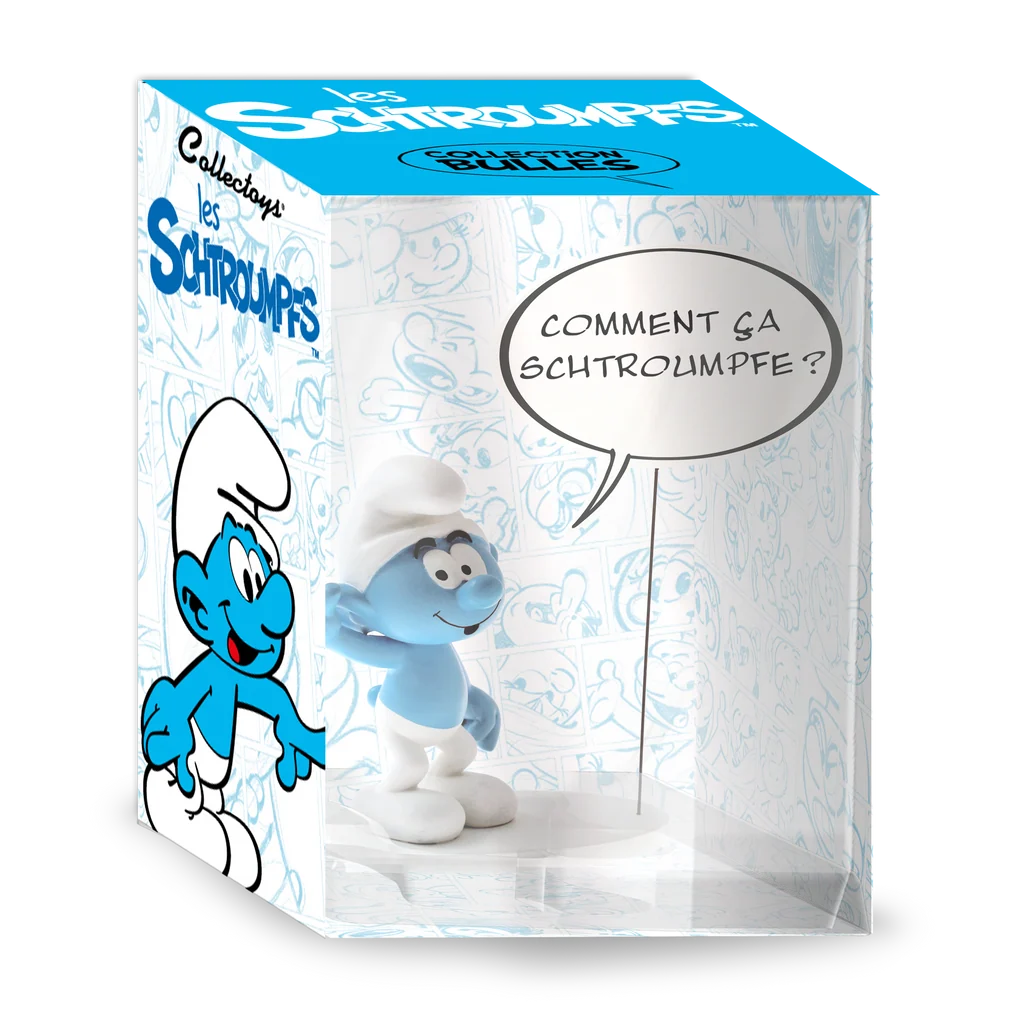 Les Schtroumpfs – Figurine Collection Bulles « Comment ça Schtroumpfe ? »