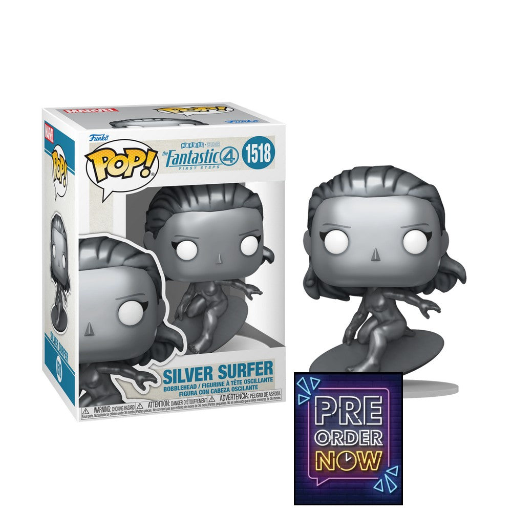 LES 4 FANTASTIQUES - POP Marvel N° 1518 - Le Surfeur d'Argent - Toys Legacy Collection