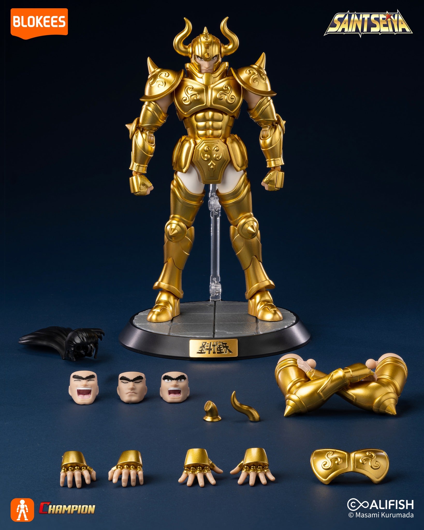 Saint Seiya - Alderaban Taurus Model Kit Champion Class Blokees - Toys Legacy Collection