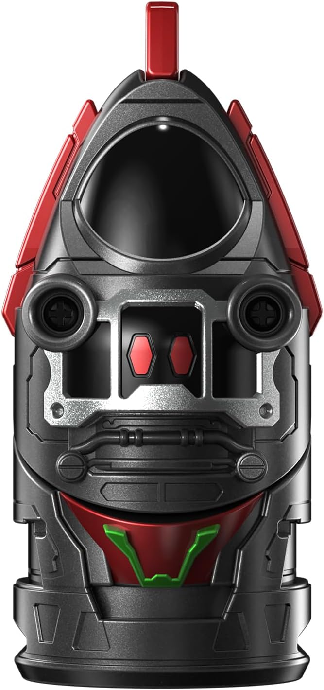 Figurine Bandai Super Space Detective Gabban Infinity DX Gabrion Saver version sombre, détails visibles, pose dynamique, collection de figurines.