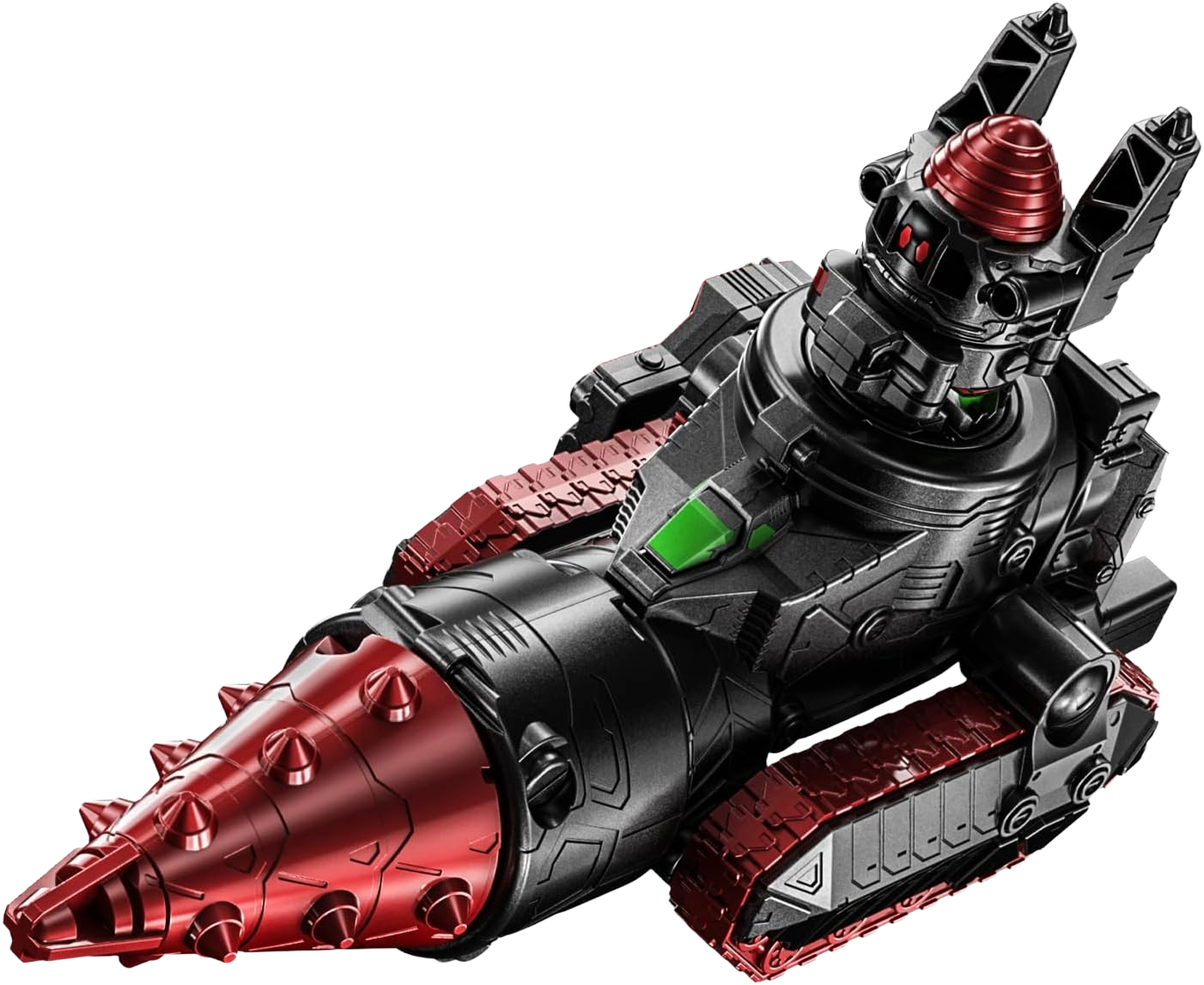 figurine Bandai Super Space Sheriff Gavan Infinity DX Gabrion Drill version sombre, figurine détaillée de héros de science-fiction
