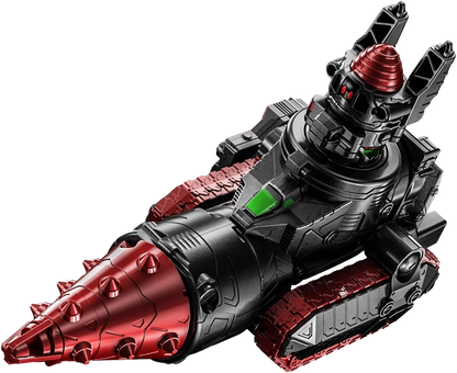 figurine Bandai Super Space Sheriff Gavan Infinity DX Gabrion Drill version sombre, figurine détaillée de héros de science-fiction