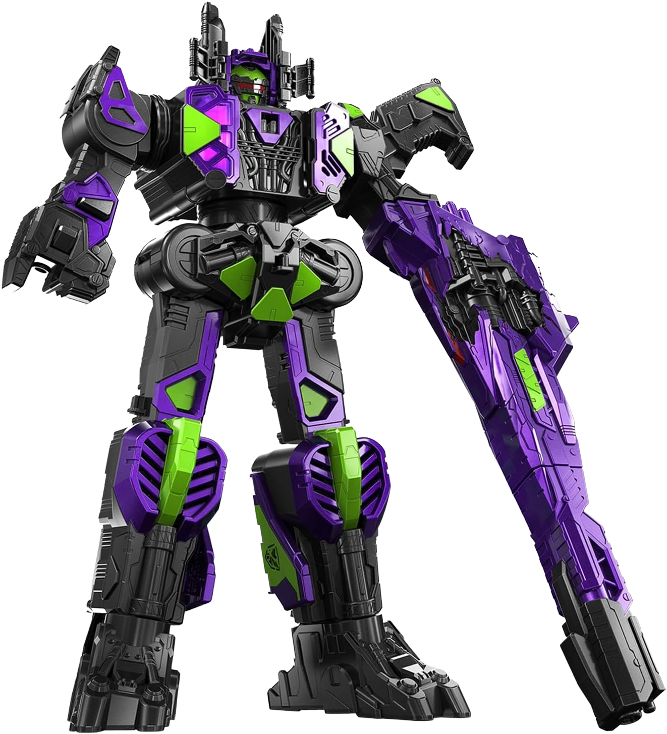 Figurine Bandai Super Space Detective Gabban Infinity DX Gabrion Saver version sombre, figurine détaillée de style japonais.