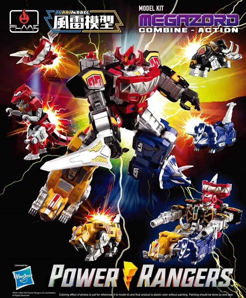 POWER RANGERS Model Kit Megazord Flame Toys - Réédition - Toys Legacy Collection