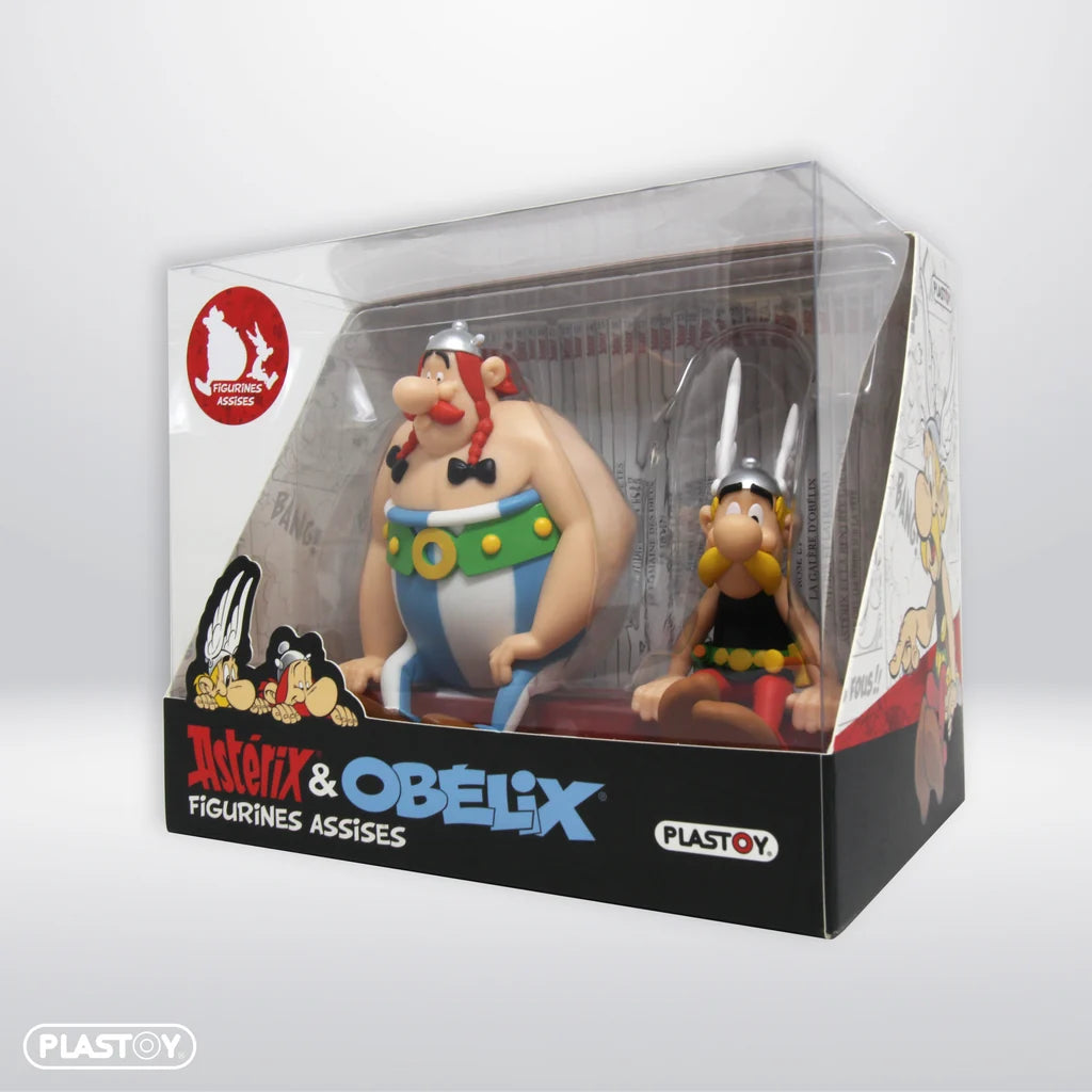 Astérix – Figurine « Astérix & Obélix Assis »