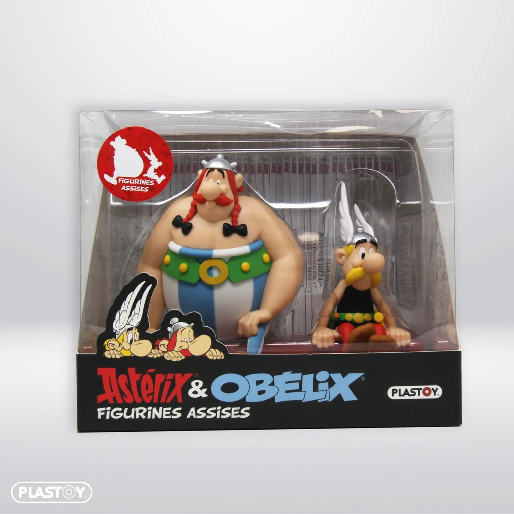 Astérix – Figurine « Astérix & Obélix Assis »