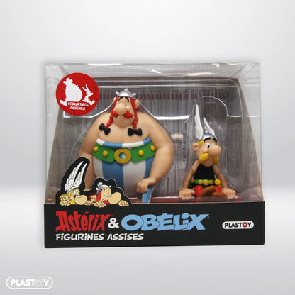 Astérix – Figurine « Astérix & Obélix Assis »